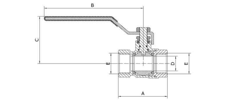 Brass Lever Ball Valve UK