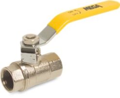 Brass Lever Ball Valve, Long Female BSP Thread upto 40-bar