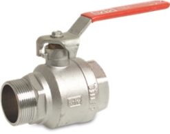 Brass lever Ball Valve Female x Male Bsp thread 25 bar-pressure 362 psi