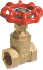 Brass Gate Valve Female BSP Thread 16 bar