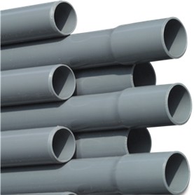 PVC Pressure Pipe 16Bar Plain x Glue Socket