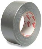 Silver Duct Tape – 50mm x 50mtrs – PVC-UV Stabilised.