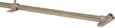 Mega pipe nipple drinking holder 45°, stainless steel, 1/2"